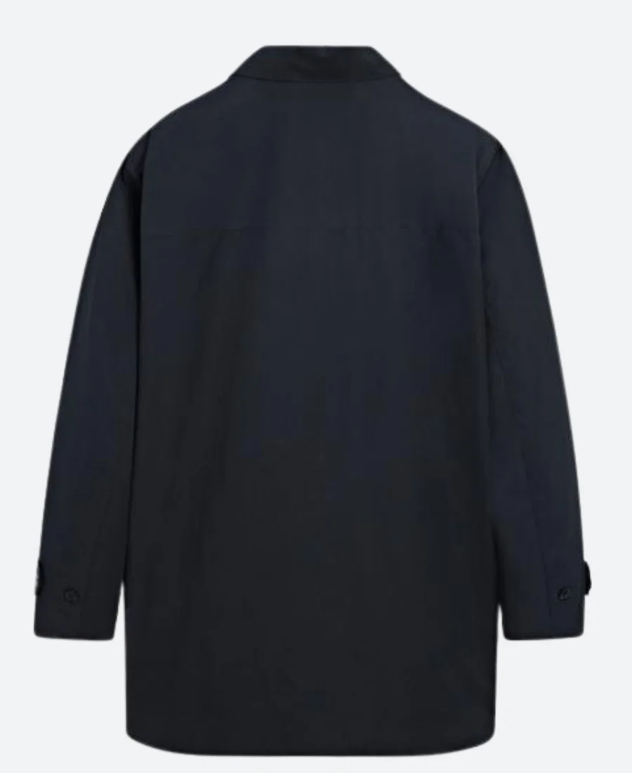 The Equalizer William Bishop Blue Coat Back Image