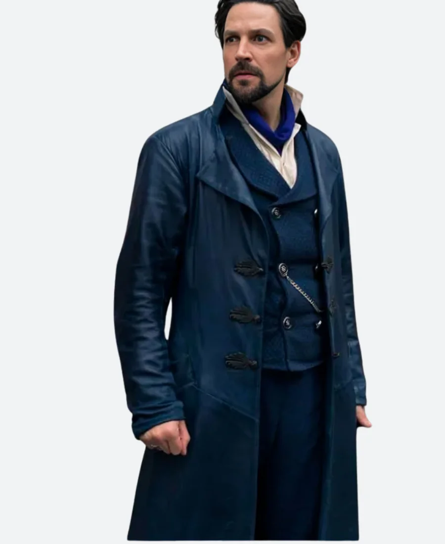 The Librarians The Next Chapter Vikram Chamberlain Leather Coat Character Image