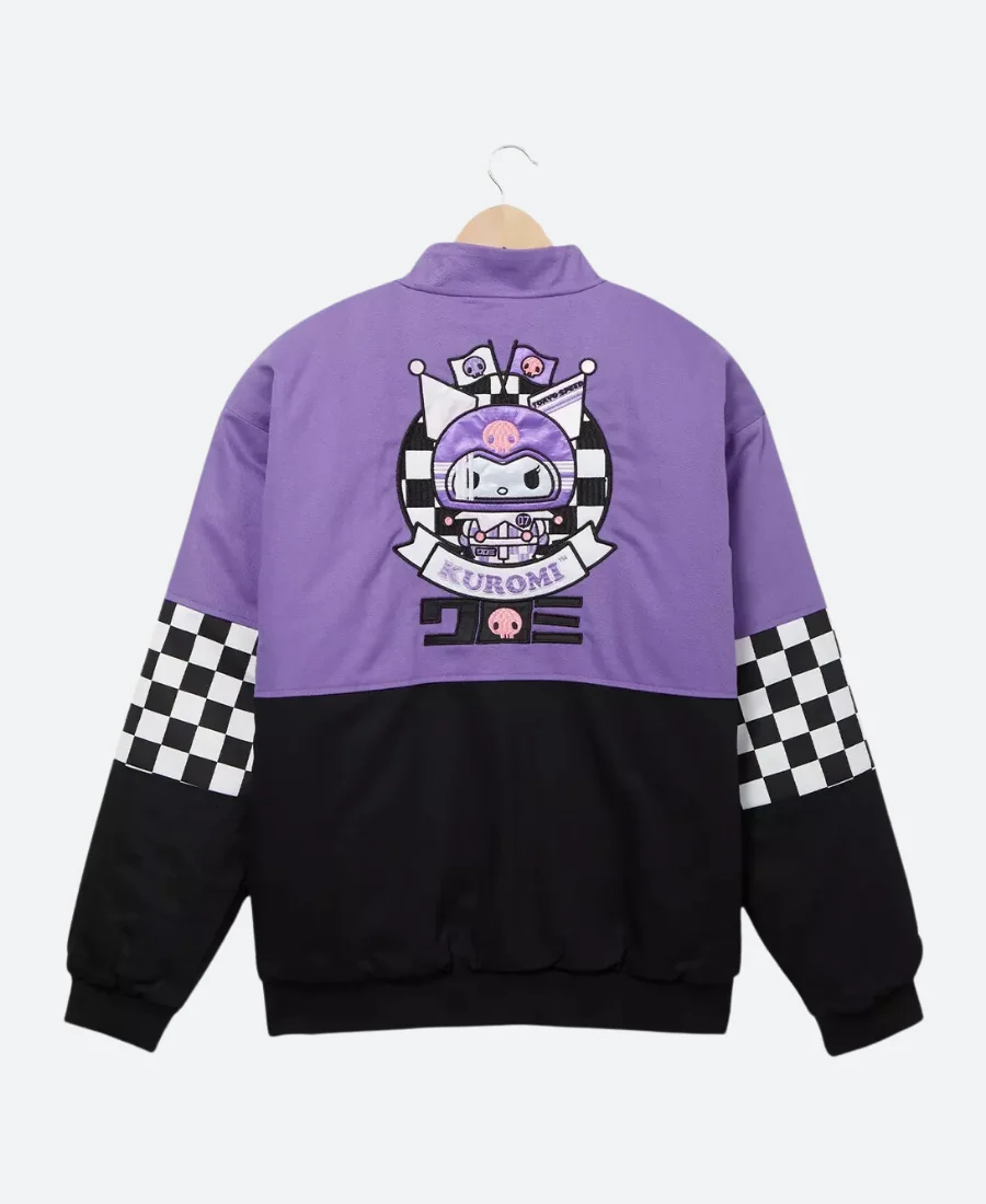 Tokyo Speed Sanrio Kuromi Racing Jacket Back Image