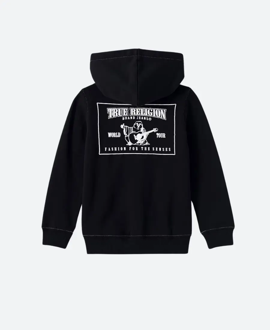 Black and white true religion hoodie sale