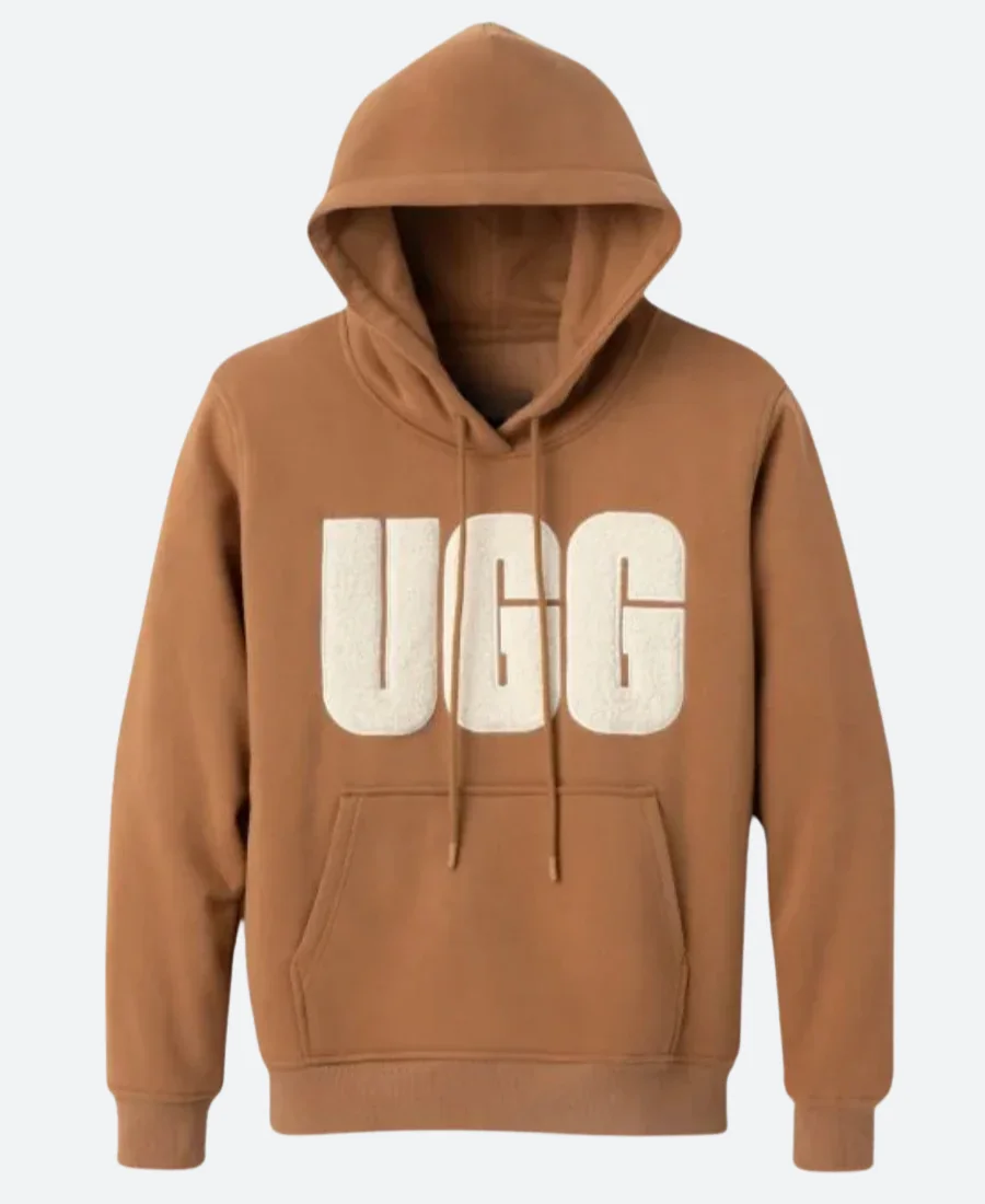 UGG Rey Fuzzy Hoodie Front Image