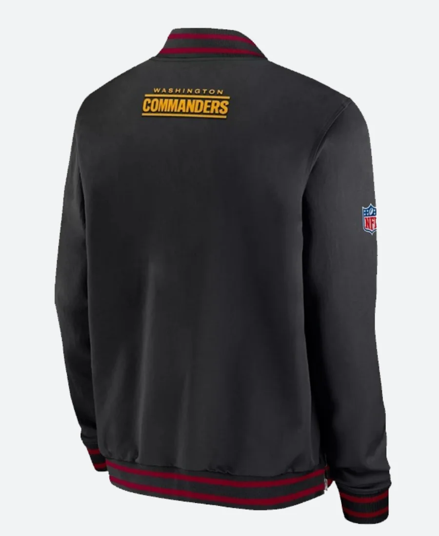 Washington Commanders Sideline Coach Jacket Back Image