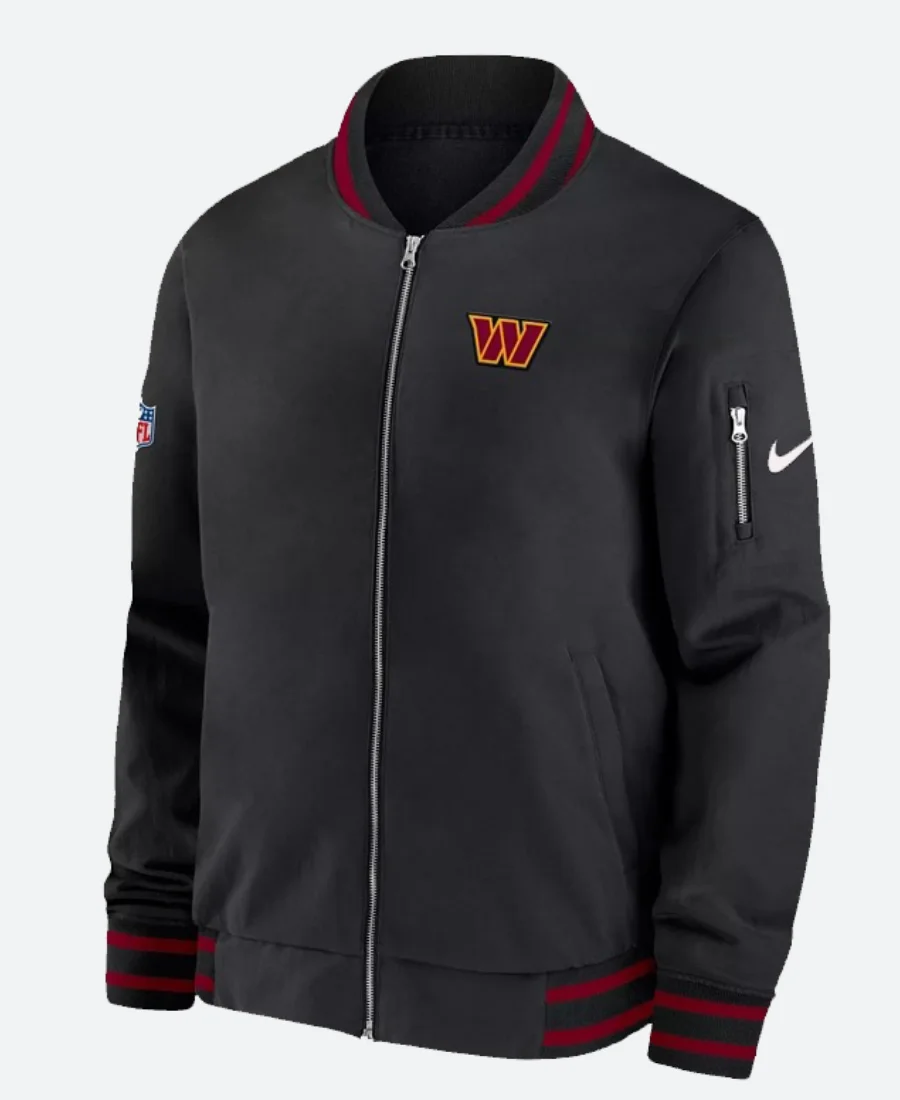 Washington Commanders Sideline Coach Jacket Front Image