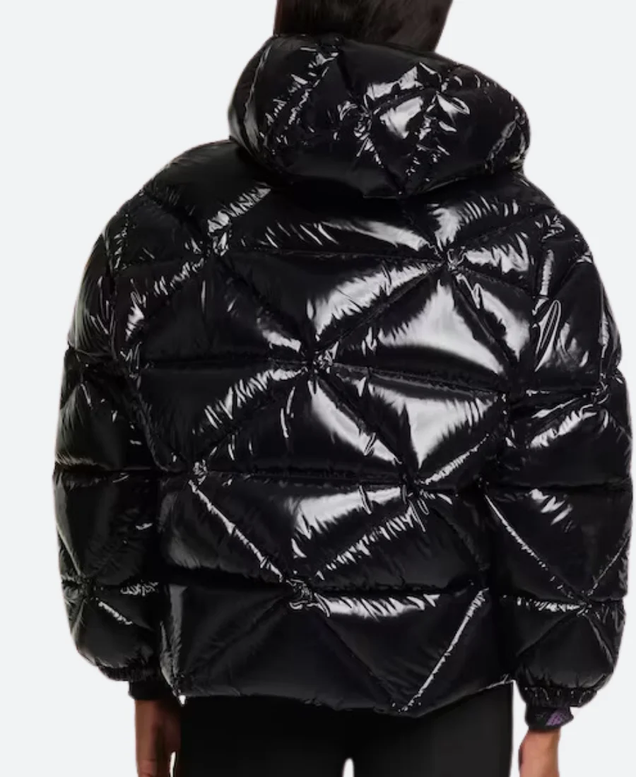 Wednesday Divina Quilted Puffer Jacket Back Image