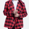 Why Him Laird Mayhew Plaid Coat Front Image