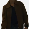 Ad Vitam Leo Suede Leather Jacket Front Image