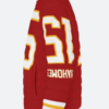 Brittany Mahomes KC Cheifs Puffer Jacket Left Side Image