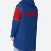 Buffalo Bills Dynasty Polyfill Stadium Coat Back Image