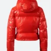 Caitlin Clark Chiefs Vs Texan Games Puffer Jacket Back Image