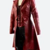 Captain America Civil War Scarlet Witch Leather Coat Arm Image