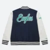 Dawn Staley Philadelphia Eagles Varsity Jacket Back Image