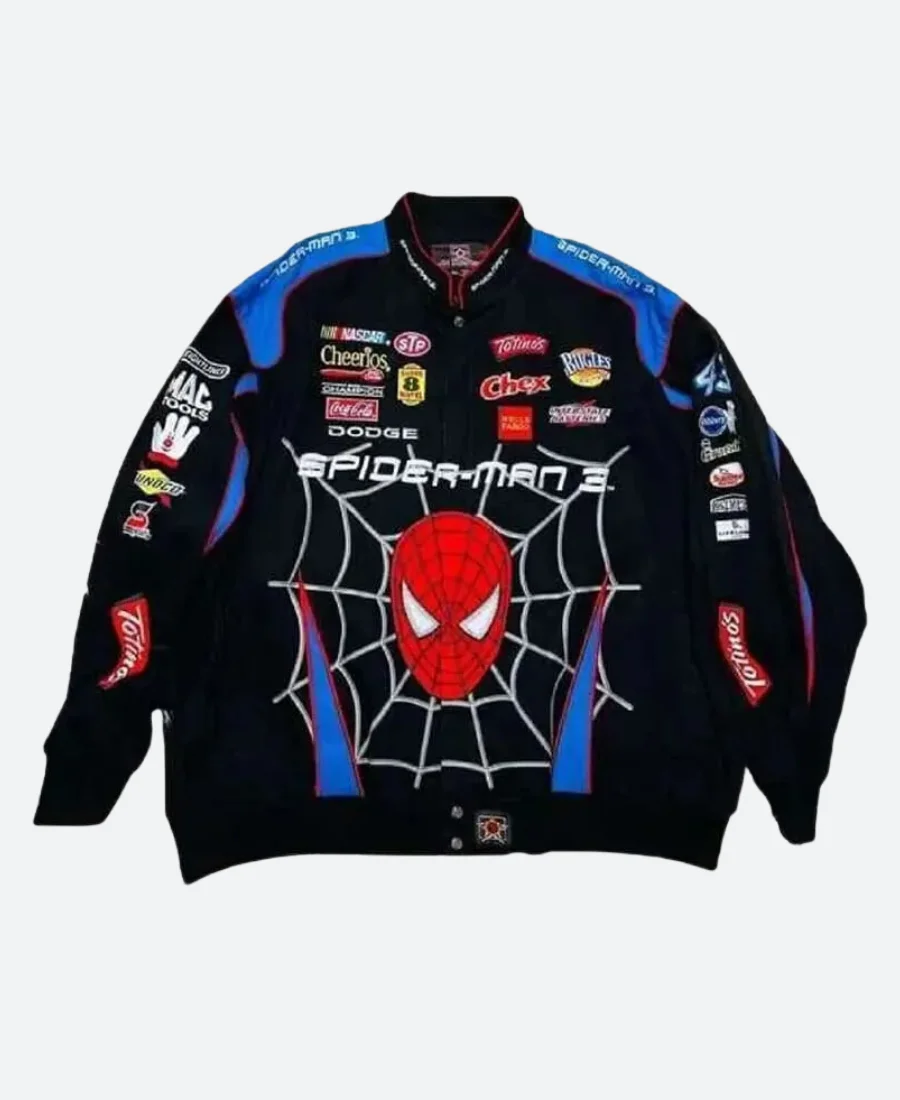 Disney Daytona 500 Spiderman 3 Racing Jacket Front Image