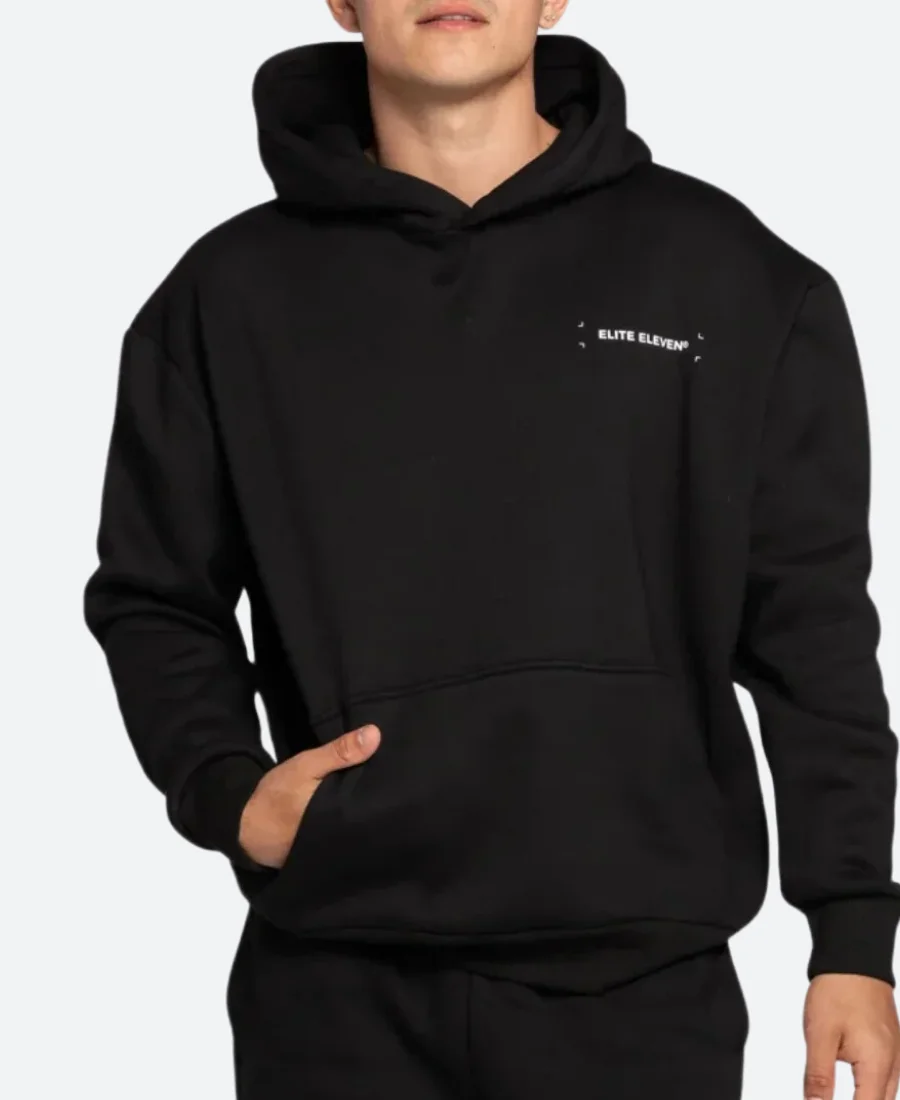 Elite Eleven Sporting Hoodie Black Front Image