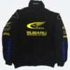 Firelli World Rally Team Black Subaru Jacket Back Image