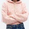 Gap X Love Shack Fancy Floral Hoodie Pink Front Image