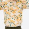 Gap X Love Shack Fancy Floral Hoodie Yellow Front Image