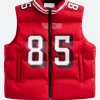 George Kittle SF 49ers Off Season Puffer Vest Front Image