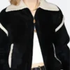 Gigi Hadid Guest in Residence Velvet Jacket