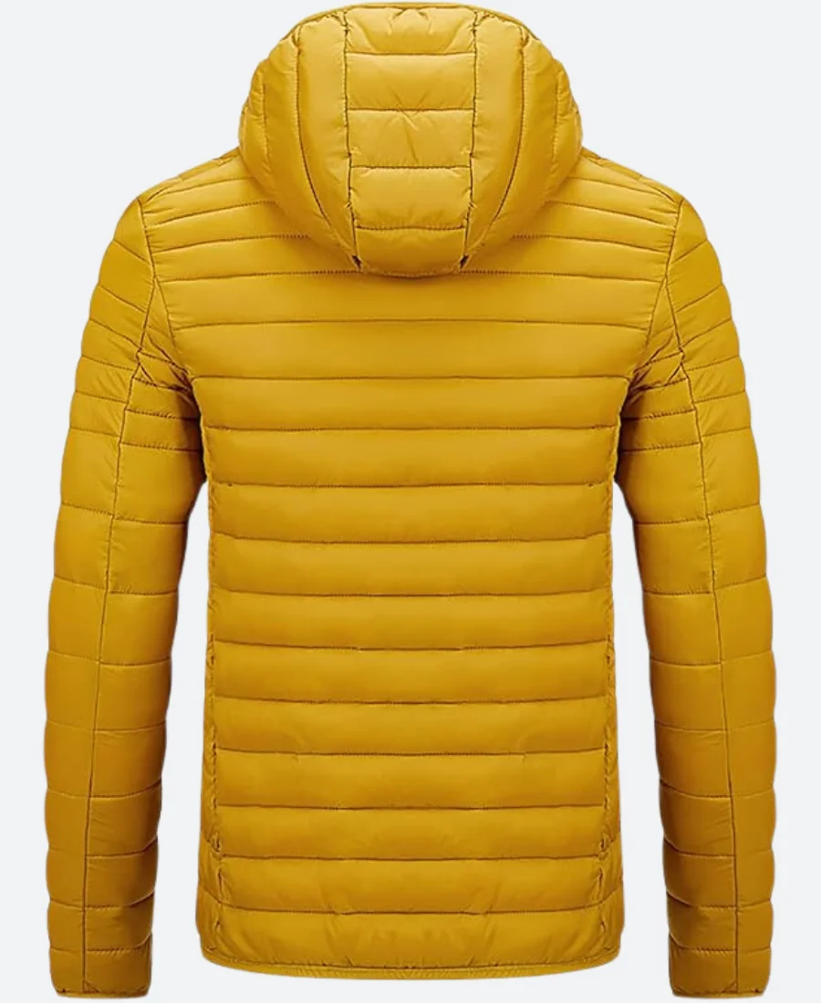 Green and Gold Movie Premiere Craig T. Nelson Puffer Jacket Back Image