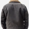 Heat Straps Deck Suede Leather Jacket Back Image