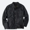 Huckberry X Flint and Tinder Trucker Jacket Black Front Image