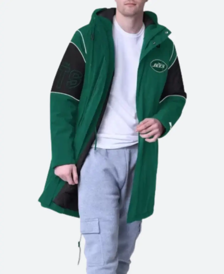 Jets Starter Dynasty Polyfill Stadium Jacket