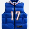 Josh Allen Buffalo Bills Off Season Puffer Vest Front Image