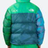 KAWS X The North Face Green Jacket Back image