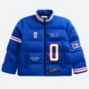 Keon Coleman Buffalo Bills Off Season Puffer Jacket Front Image