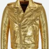 Landman Angela Norris Leather Biker Jacket Front Image