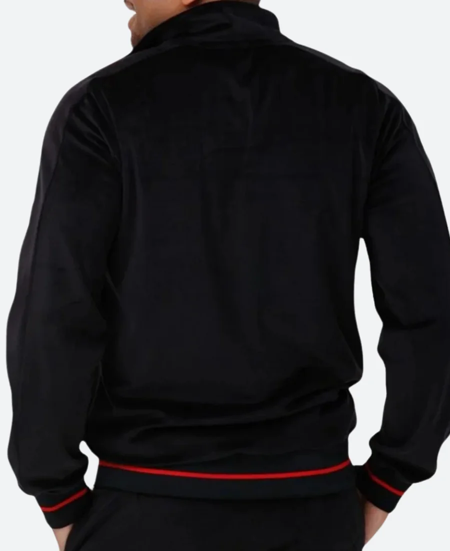 Luke Combs KC Chiefs Velvet Tracksuit Back Image