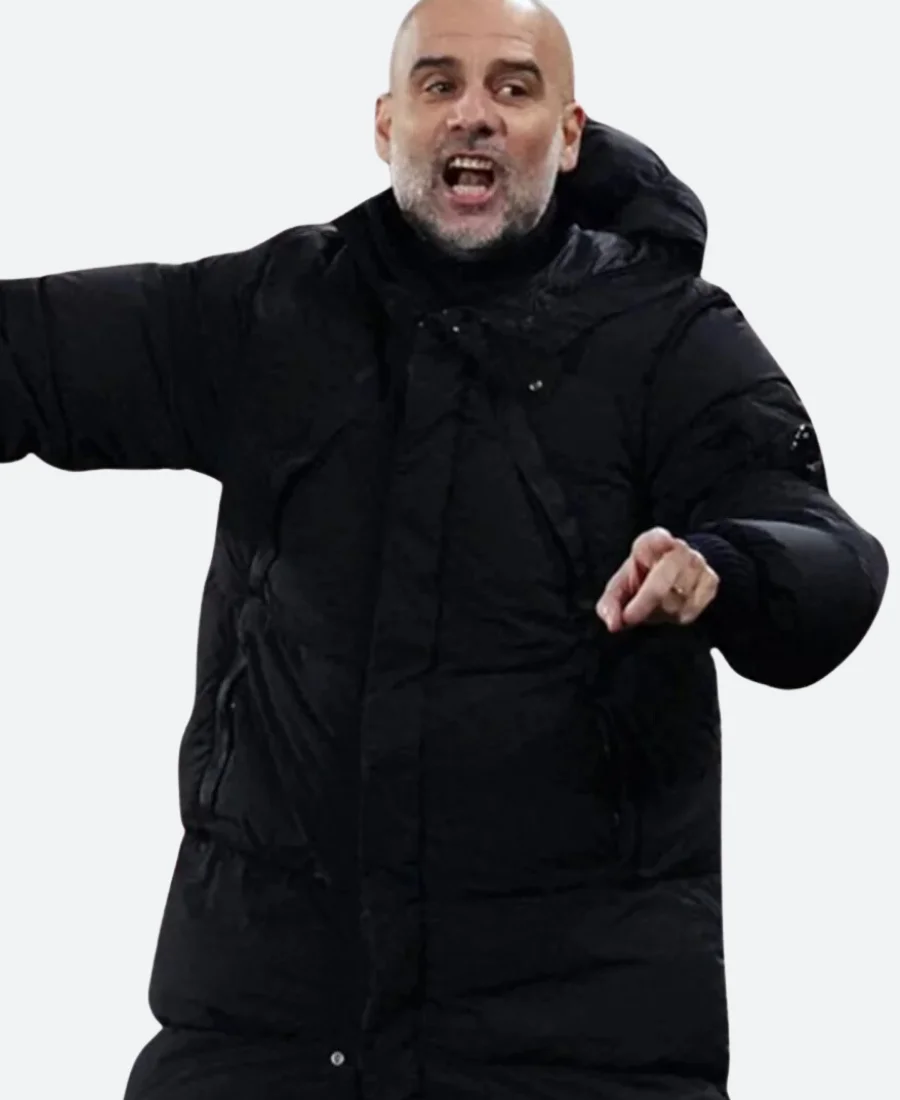 Manchester Vs Salford Pep Guardiola Puffer Coat