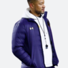 Marcus Freeman Notre Dame Puffer Jacket Side Image