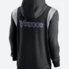 Minnesota Vikings Zipper Hoodie Back Image