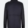 Navy Blue Field Jacket Back image