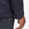 Navy Blue Field Jacket Sleeves Image