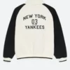 New York Yankees Blocking Varsity Jacket Back Image