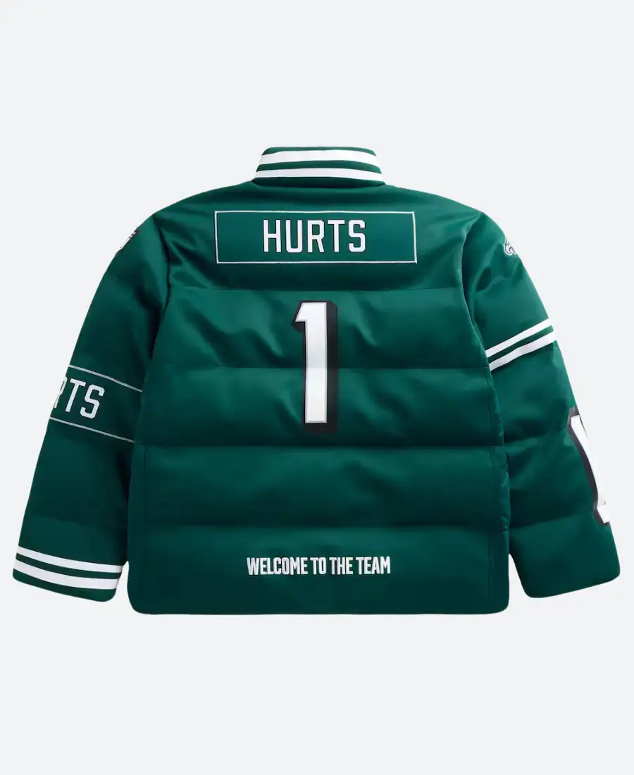 Off Season Eagles Jalen Hurts Puffer Jacket