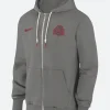 Ohio State Buckeyes Zipper Hoodie Front Image