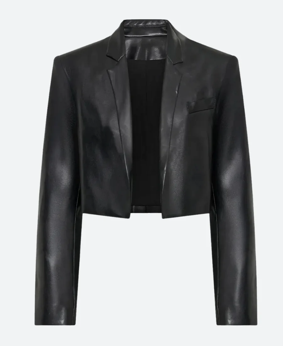 Once Upon a Time S05 Regina Mills Leather Jacket Front Image