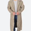 Peaky Blinders Inspector Chester Campbell Trench Coat Front Image