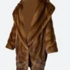 Rihanna NYC Fur Hooded Coat Front Image