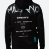 Roberto Vino Milano Pullover Hoodie Back Image