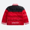 SF 49ers Off Season Puffer Jacket Back Image