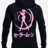 Sailor Moon Pullover Hoodie Back Image