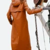 Saint Pierre S01 Arch Hooded Trench Coat Back Image