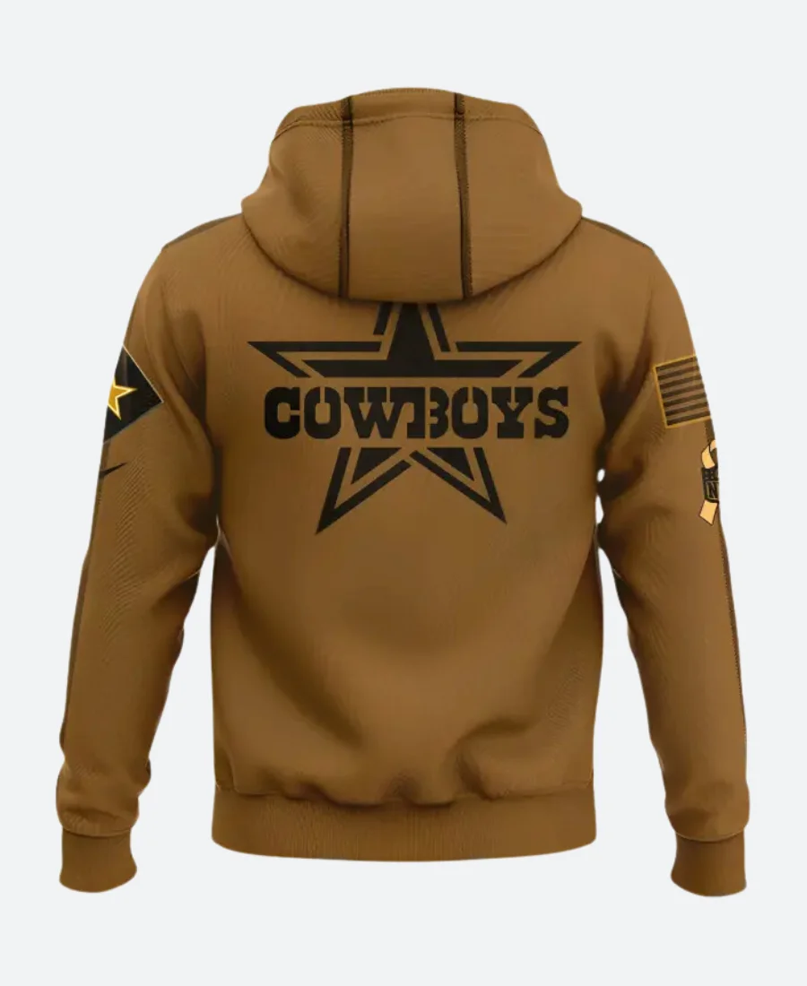 Salute To Service Club Dallas Cowboys Hoodie Back image