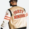 San Francisco 49ers Metallic Jacket Back Image