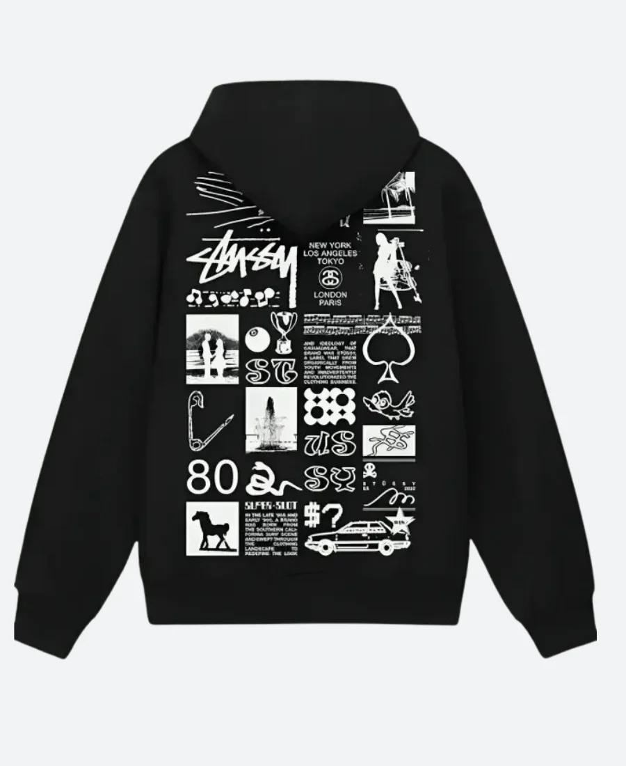 Stussy Sara Zipper Hoodie Back Image