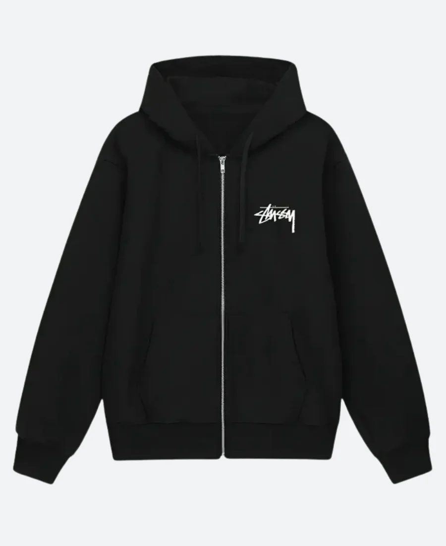 Stussy Sara Zipper Hoodie Front Image